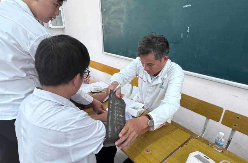  Khám sức khỏe định kỳ cho học sinh năm học 2026 – 2027